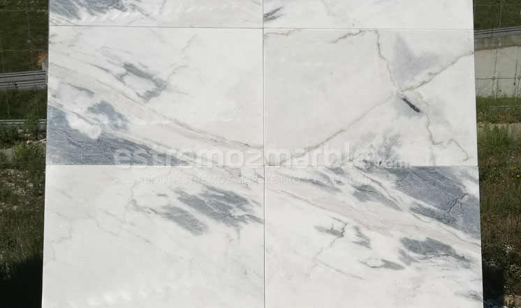 Estremoz Blue White marble tiles